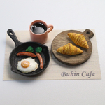 BuhinCafeのモーニングセット・ピンク