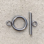 2セット マンテル 304ステンレス 14mm ステンレス 留め具 金属アレルギー対応 シルバー ネックレス ブレスレット 素材 パーツ 