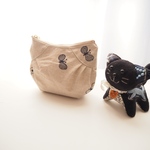 専用！〔ハンドメイド〕ミナペルホネンネコポーチS chouchoベージュ
