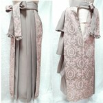 yukiko87様専用 バイカラー ティアードバッスル袴