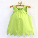 【再販します！】スカラップワンピース(canary yellow)M