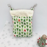 数量限定☆クリスマス柄フクロモモンガポーチ［ツリーB］