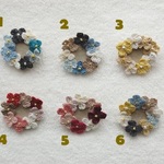 Little flower brooch 小さな花輪ブローチ