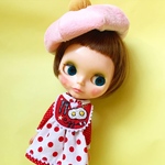 ○受注○※注意※●ワンピースのみ●Blythe outfit‪ꔛ‬tamagoエプロンワンピース‪ꔛ‬