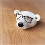 めがね置き【白クマ】