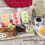 ミニチュア  フルーツ サンド ホットケーキ
