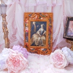 🌹キャンペーン中・送料無料🌹 Rococo調🌹design貴婦人design壁掛け・Decoupage