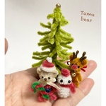 ミニチュア モールアート オビツ11用 クリスマスセット モールベア  Tamubear