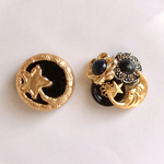 ボタンアクセサリー(ピアス・イヤリング)