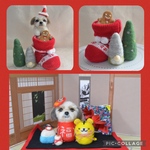 オーダー品マックちゃんのクリスマスとお正月