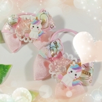新作‼️🆕キッズ用✨発表会♡入園・入学式にも♡ハートのグラデーション柄リボンのヘアゴム