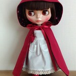 【再販】ブライスの赤ずきんorマッチ売りの少女風マント・エプロン・ワンピース☆３点セット