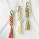 マクラメキーホルダー BOHO Style | オーバル