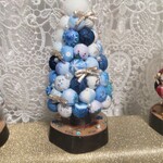 ミニクリスマスボンボンツリー