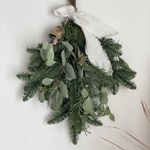 ○sale○モミ枝のクリスマススワッグ