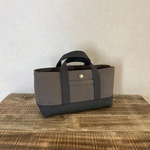 【送料込】帆布でほっこりミニトート横長 no.455