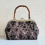 着物から作った バンブーバッグ No.37