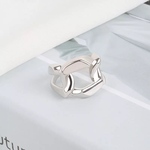 silver925 ワイドチェーンリング