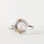クリスタルリング　
天然石　天然石リング　パワーストーン　アクセサリー　シンプルリング　指輪　リング　ジュエリー　細身リング　フリーサイズリング　人気リング