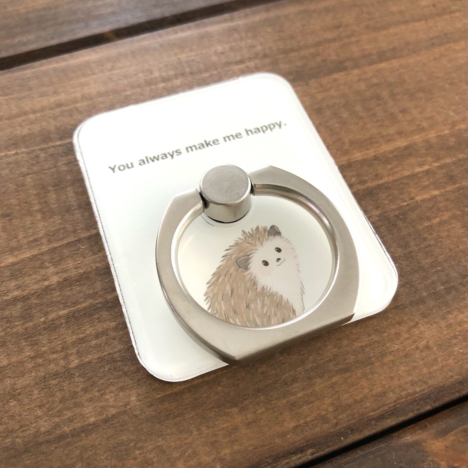 メゾンキツネ スマホリング ロゴ iRing 下手くそ バンカーリング