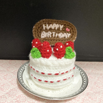 きせかえいちごケーキ(ツリーとバースデープレート付き)