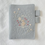 F様専用 テディベア刺繍のほぼ日手帳カバー A6 