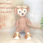 茶色と白の靴　シェリーメイ ダッフィー Sサイズ