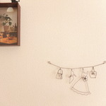 ワイヤーで作ったガーランド☆