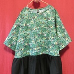 ◆sale◆ ラビット ゆるふわワンピース green