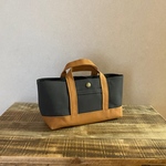 【送料込】帆布でほっこりミニトート横長 no.456