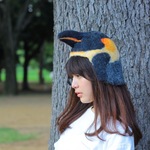 皇帝ペンギンのパイロット帽子