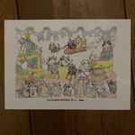 にゃんこのクリスマスパーティー　2L判写真紙