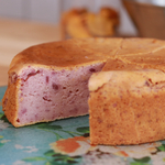 蒸し野菜の米粉チーズケーキ／米粉の農園おやつ