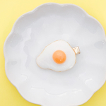 めだまやきのヘアクリップ
