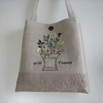 刺繍のレターラック（wild flower）