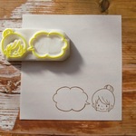 おだんごちゃんと吹き出しはんこ【値下げ】