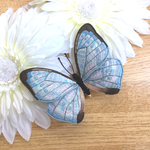 スルコウスキーモルフォの立体刺繍ブローチ
