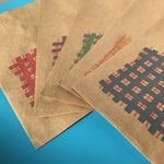 ＼チェック柄／平袋 【5色・10枚入】