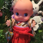 袴姿のキューピーちゃんです