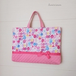 【送料込】εïз｡*ピンク×パープルちょうちょεïз｡*レッスンバッグ♡