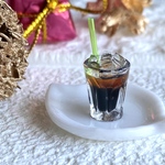 【送料込み】12☆アイスコーヒー　小さな氷ver.☆   ミニチュア