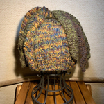 Dreadlocks knit cap🐙👩🏽‍🦱🧶ドレッドロックスのようなニット帽🧶色んな被り方を楽しめます🎶Multi Brown Color🍁