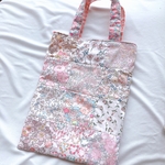 【New】リバティパッチワークトートバッグ♡pink