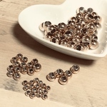 増量 40個 8mm 大穴 プラスチック ビーズ ピンク