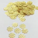 32gゴールド（約300枚）お花の透かしパーツ