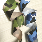 グログランリボン 迷彩 カモフラージュ 38mm  5M