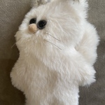 保護猫チャリティぬいぐるみ【白】