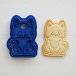 柴犬（スタンプ付き）クッキー型・クッキーカッター