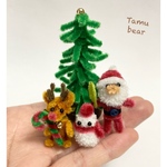 ミニチュア モールアート オビツ11用 クリスマスセット モールベア  Tamubear