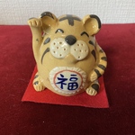 陶芸干支寅の置物招き寅